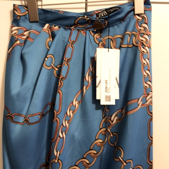Zara Chain Print Pareo Skirt - Picture 10 of 11